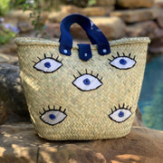Eyes on Me Embroidered Palm Bag - Bootsologie