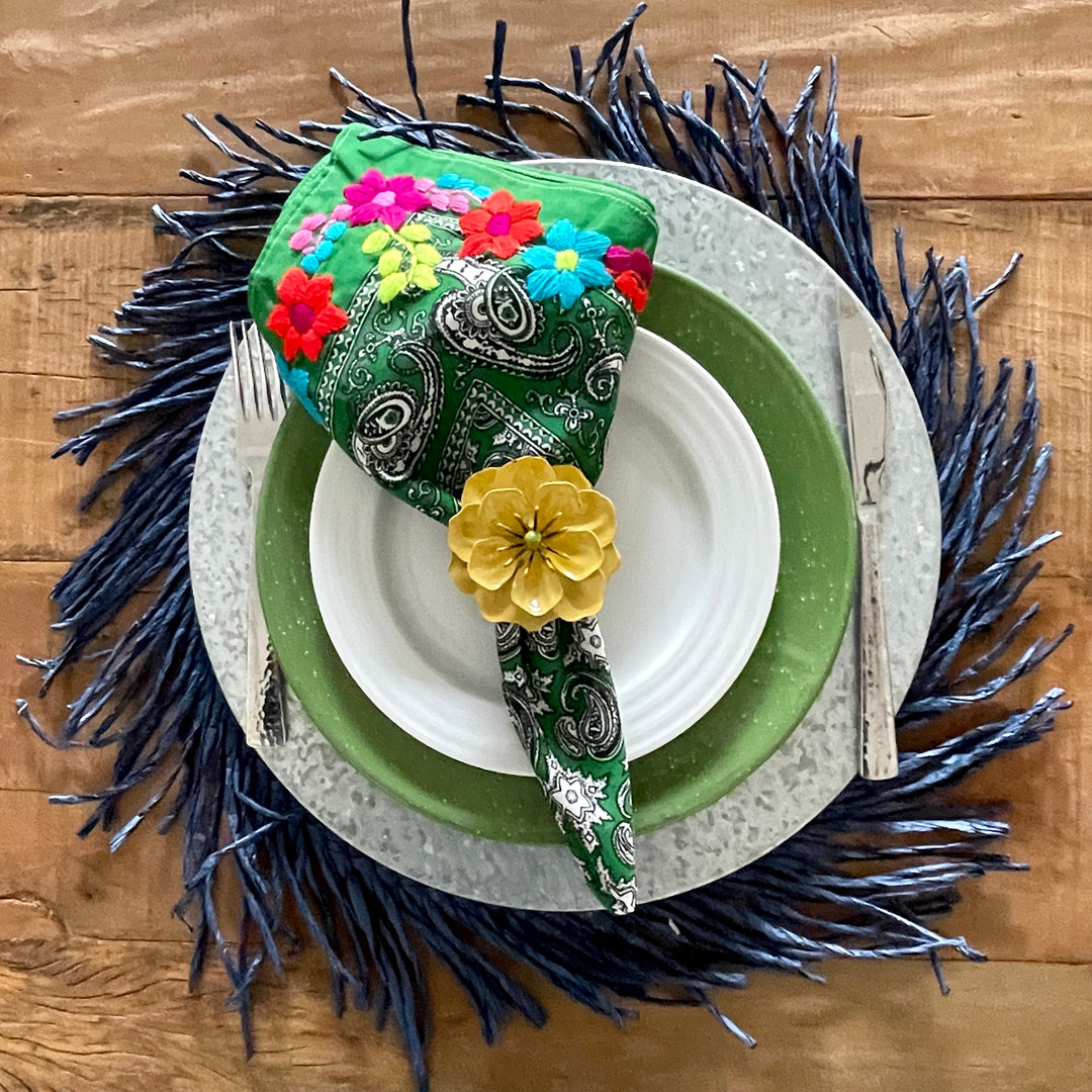 Embroidered Cotton Bandanas - Bootsologie