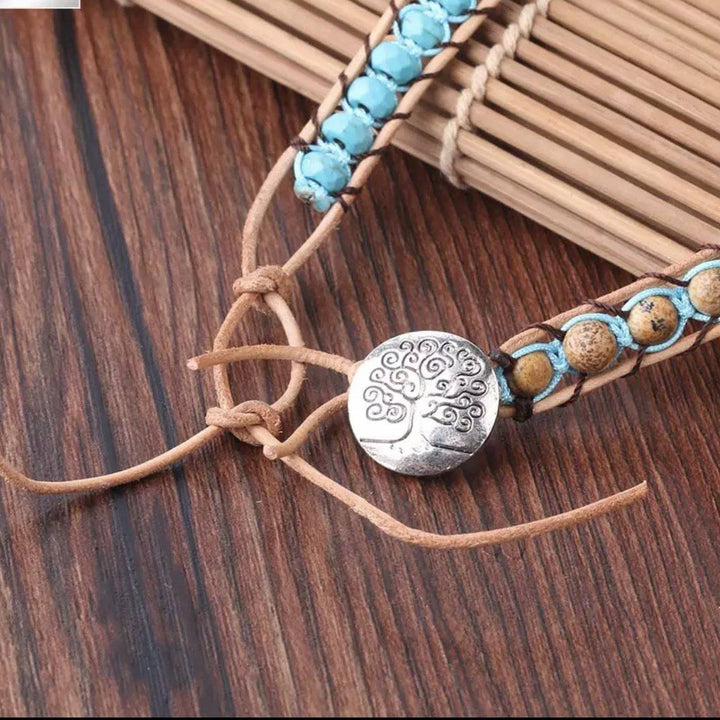 Pink Quartz Wrap Bracelet - Bootsologie