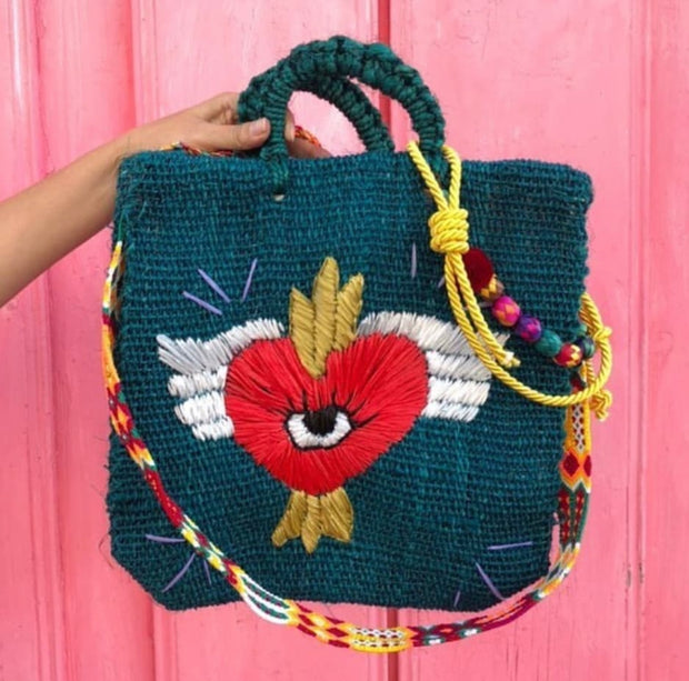 Cupid's Embroidered Tote - Bootsologie