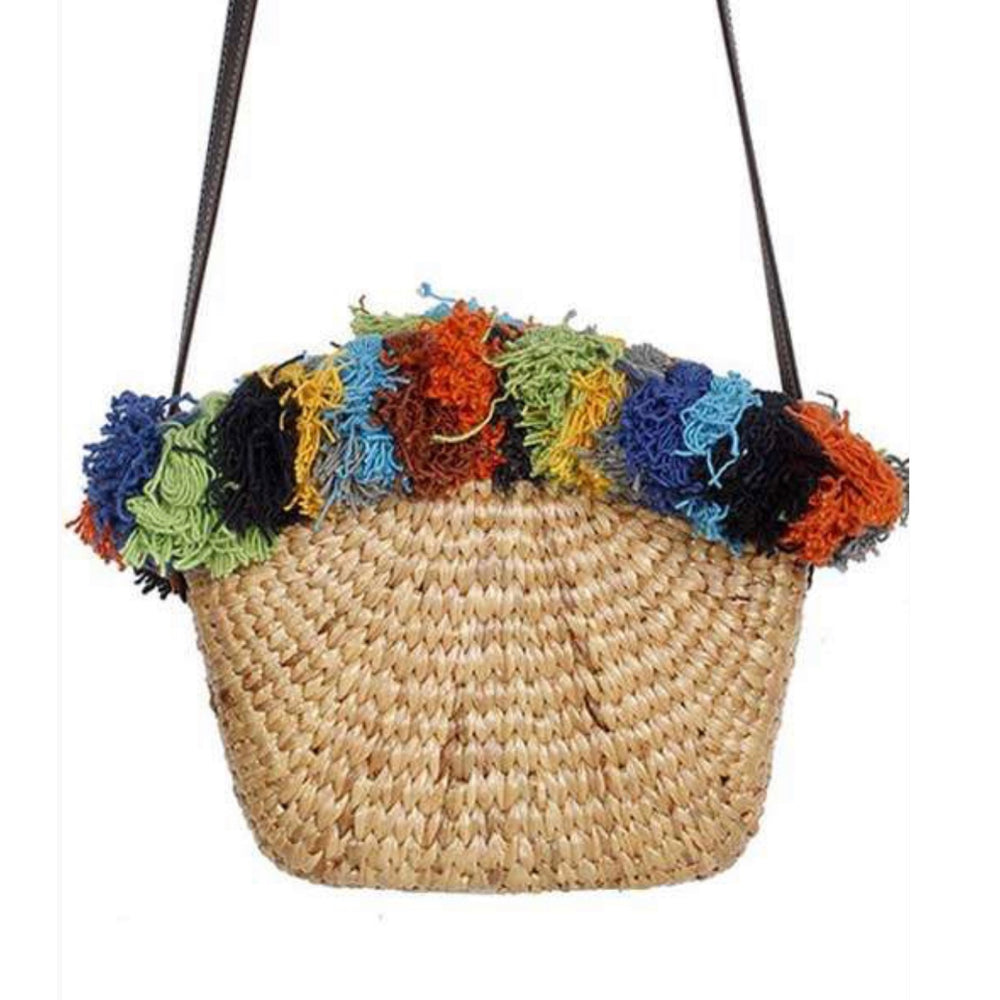 Tassels Crossbody Straw bag - Bootsologie