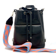 Three Way Crazy Horse Leather Bucket Bag - Bootsologie
