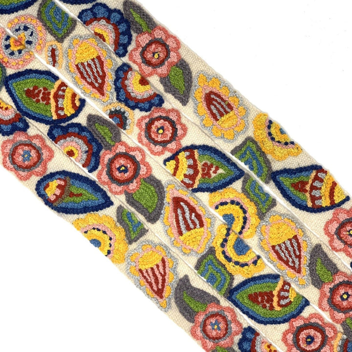 Paisley Embroidered Belt - Bootsologie