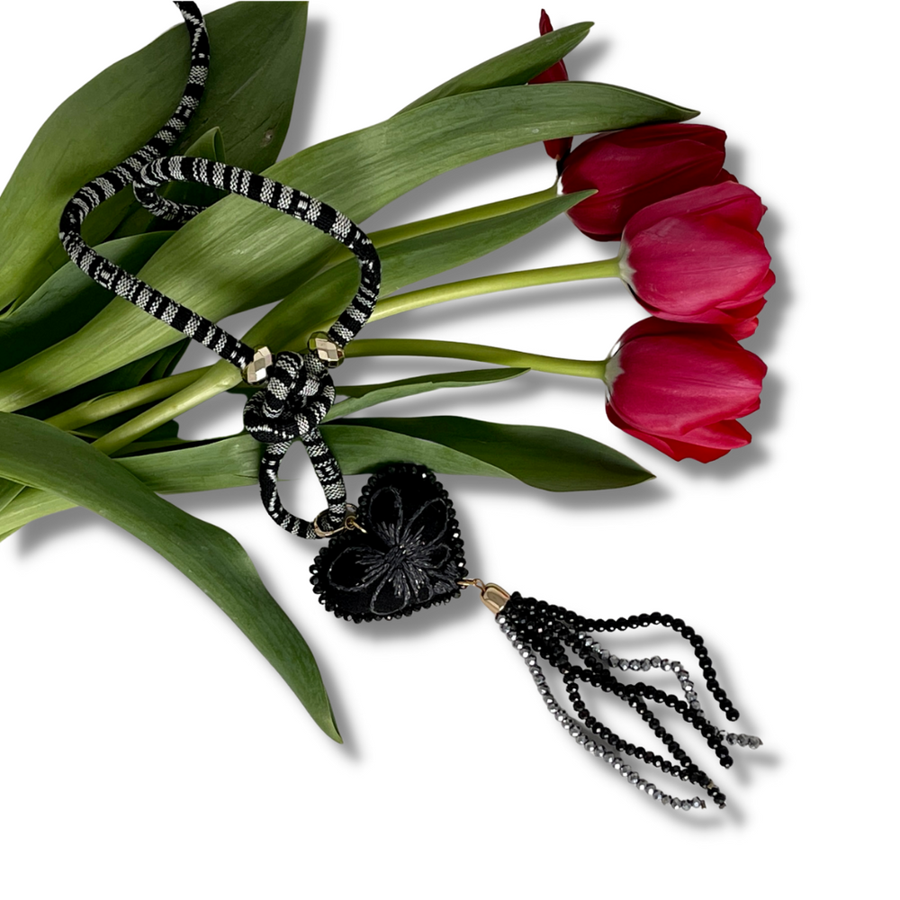 Melissa Embroidered Necklace - Bootsologie