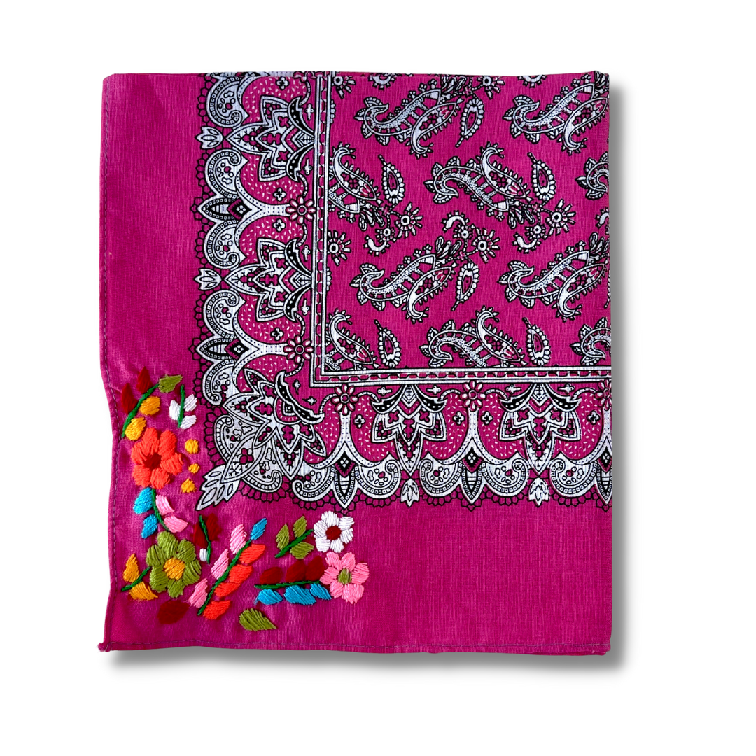 Embroidered Cotton Bandanas - Bootsologie