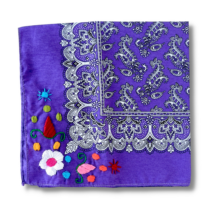 Embroidered Cotton Bandanas - Bootsologie
