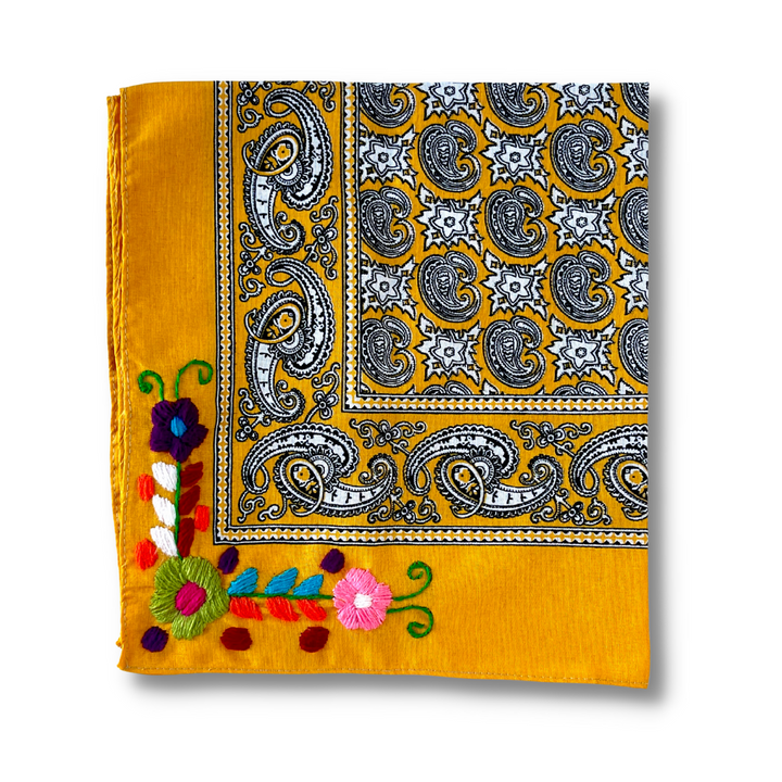 Embroidered Cotton Bandanas - Bootsologie