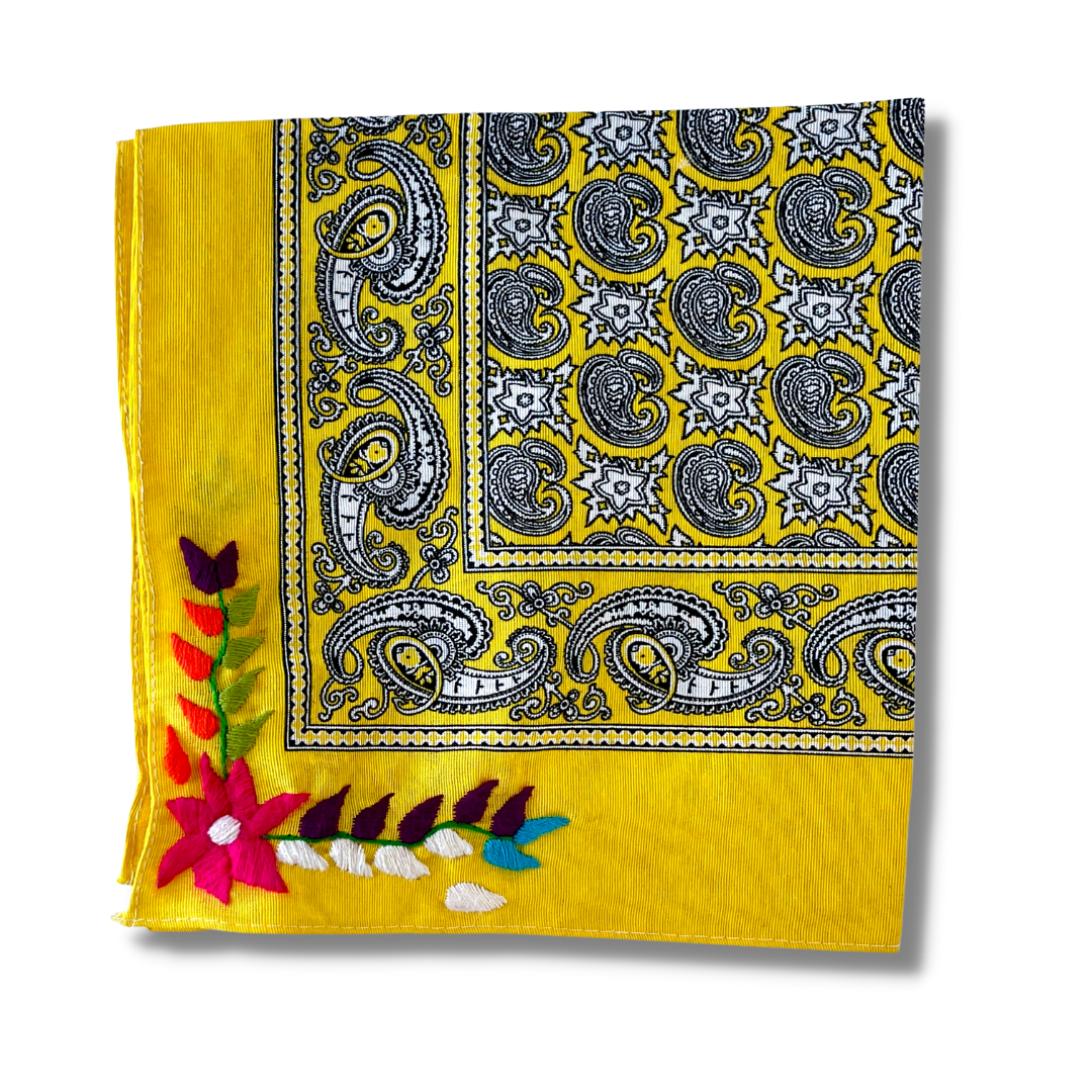 Embroidered Cotton Bandanas - Bootsologie
