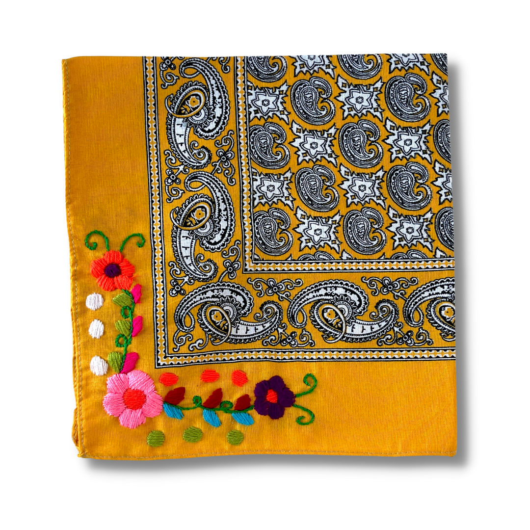 Embroidered Cotton Bandanas - Bootsologie