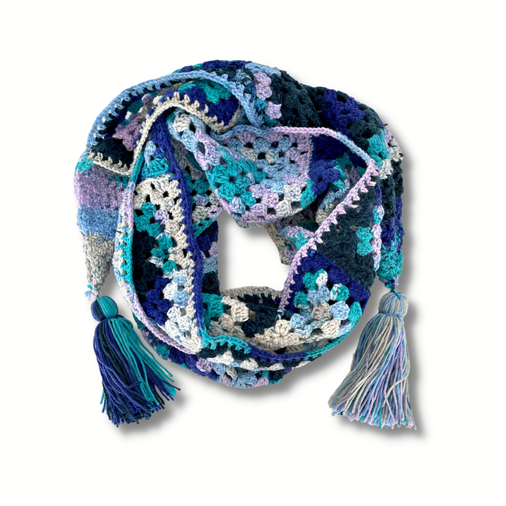 Oversized Mint Granny Scarf - Bootsologie