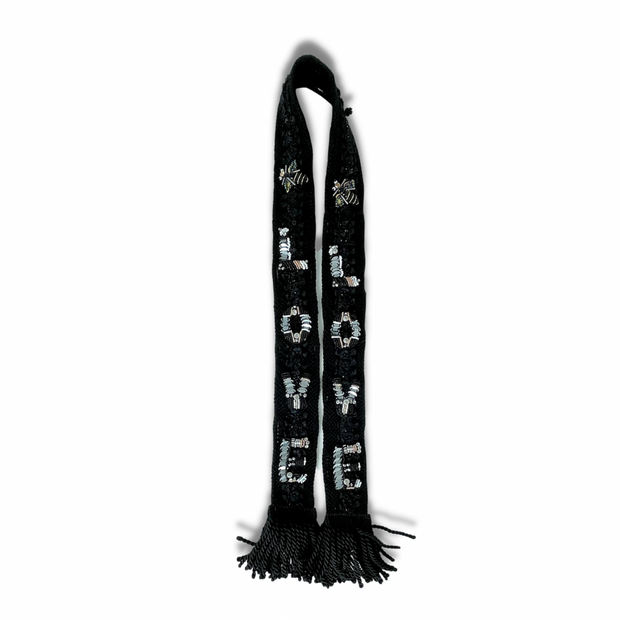 Funky Mexican Black Purse Straps - Bootsologie