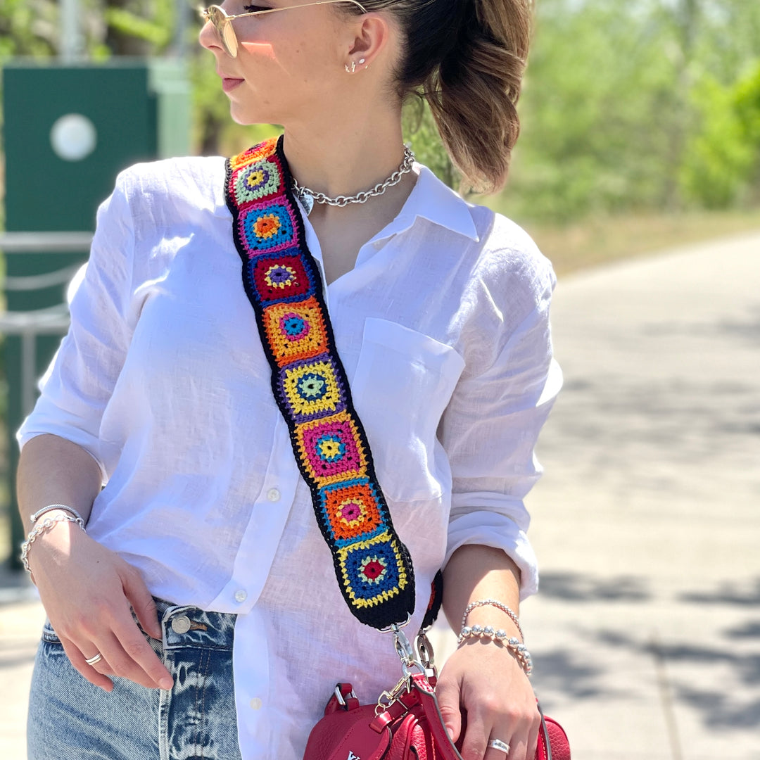 Squares Crochet Strap - Bootsologie
