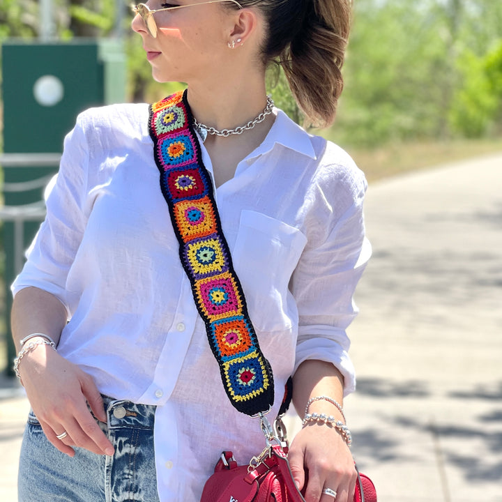 Squares Crochet Strap - Bootsologie