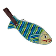 Embroidered Fish Wristlet. - Bootsologie