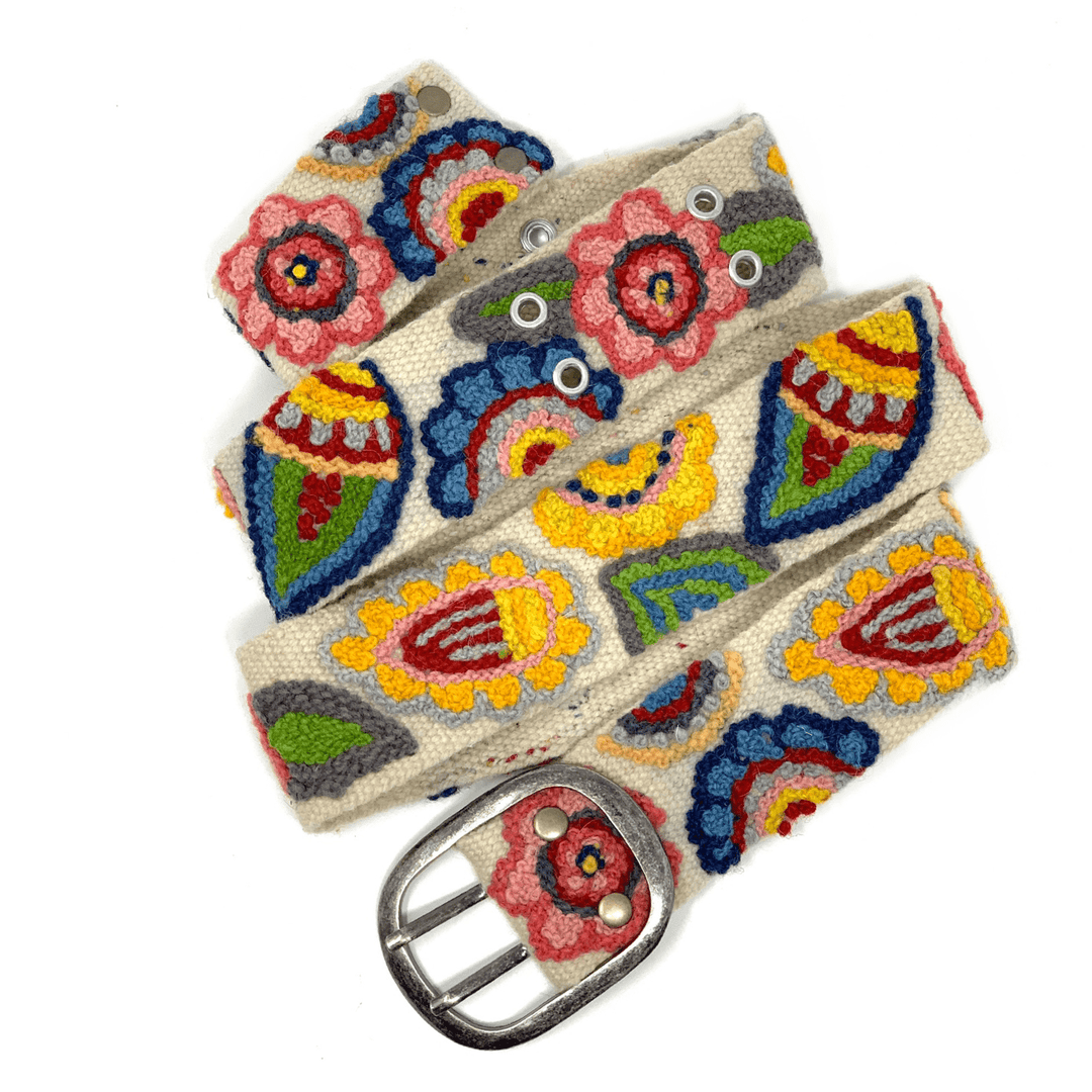 Paisley Embroidered Belt - Bootsologie