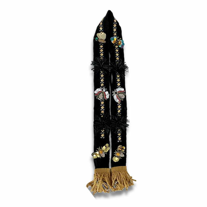 Funky Mexican Black Purse Straps - Bootsologie