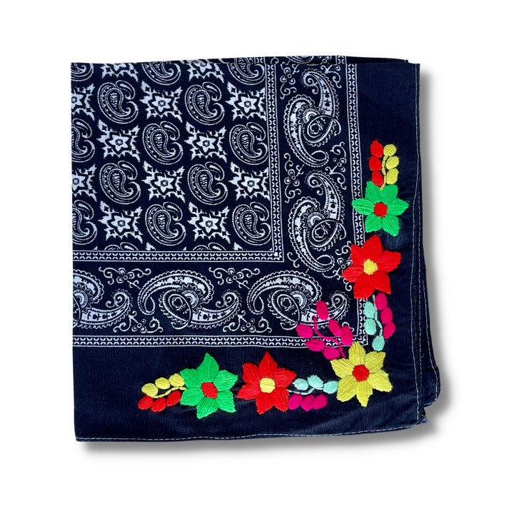 Embroidered Cotton Bandanas - Bootsologie