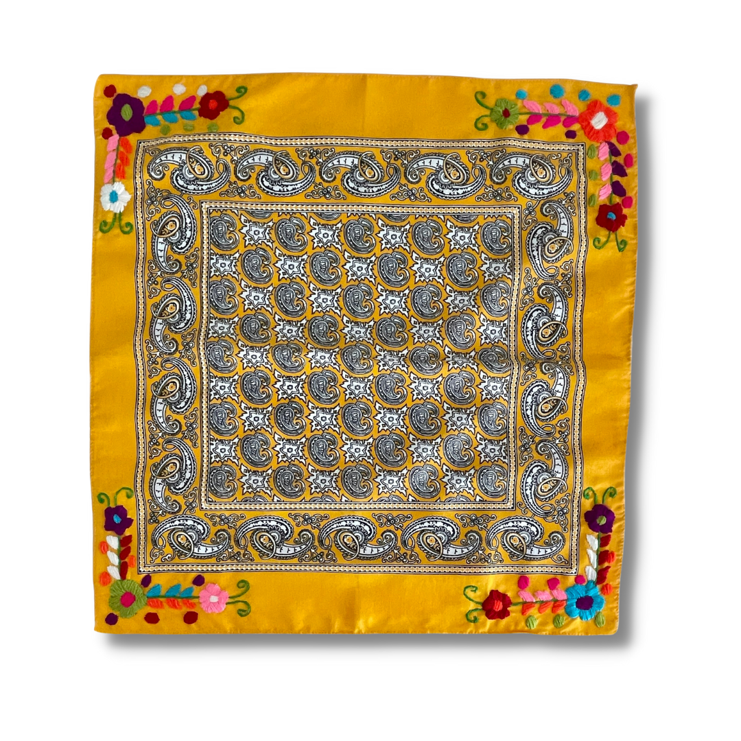Four Sided Embroidered Bandanas - Bootsologie