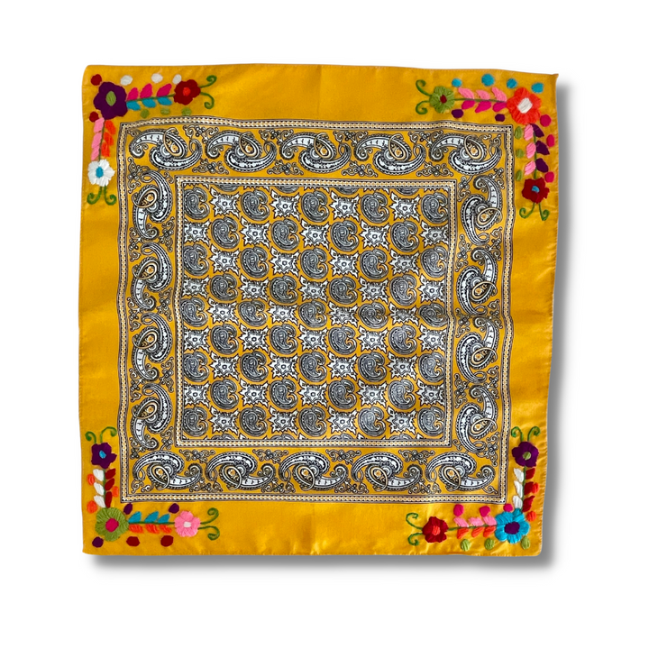 Four Sided Embroidered Bandanas - Bootsologie